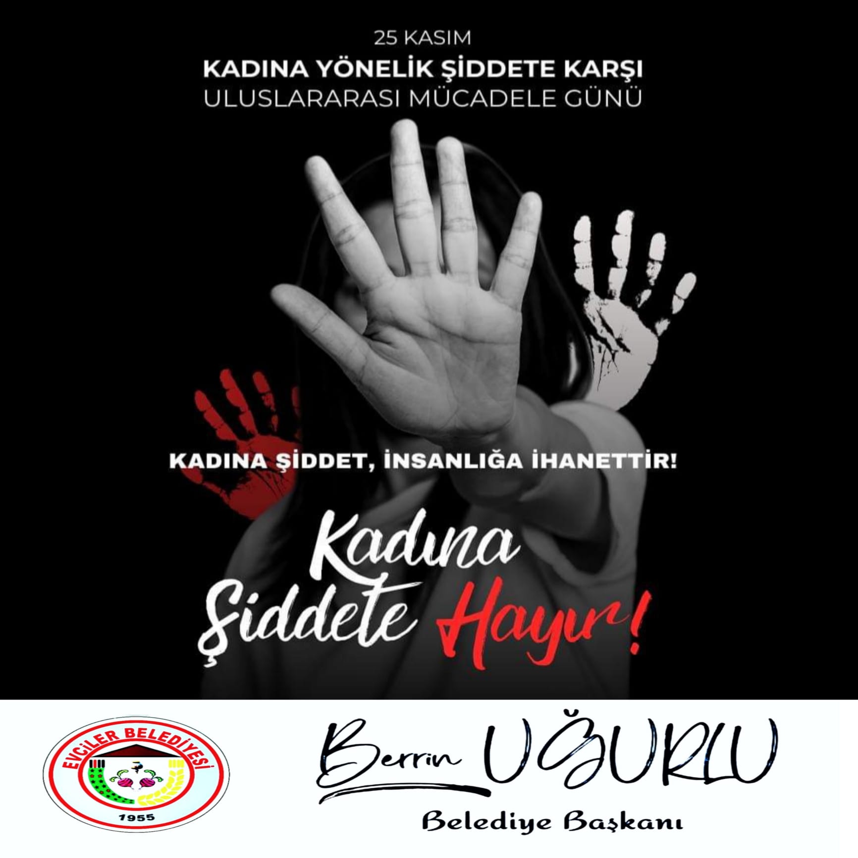 25 Kasım Kadına Yönelik Şiddete Karşı Uluslararası Mücadele Günü