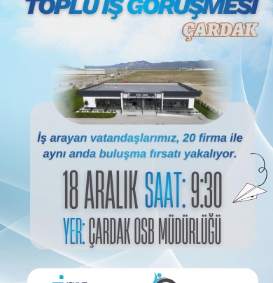 Çardak İş Görüşmesi